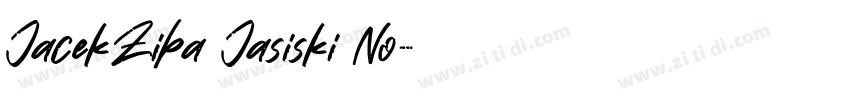 JacekZiba Jasiski No字体转换